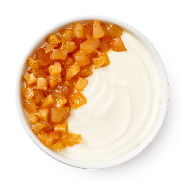 Десерт йогуртовый Fresco с корицей и яблоком