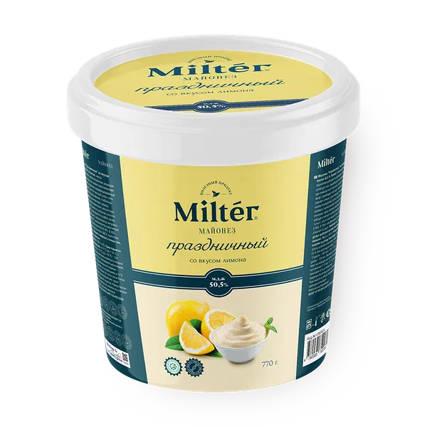 Майонез Праздничный Milter со вкусом лимона 50,5%