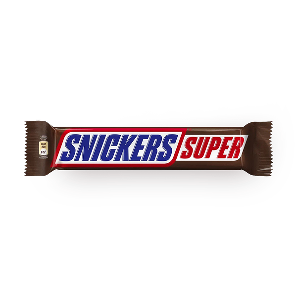 Шоколадный батончик Snickers Super