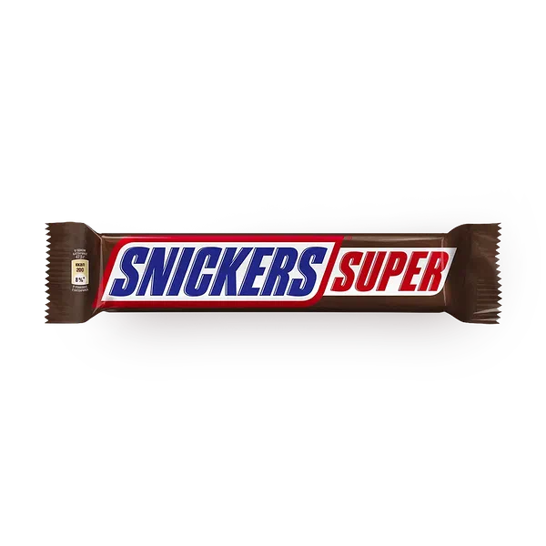Шоколадный батончик Snickers Super