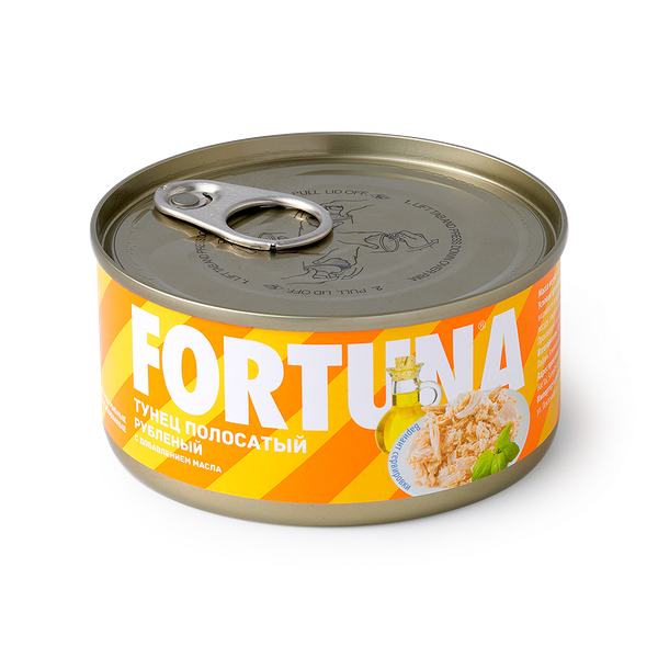 Тунец рубле­ный Fortuna с маслом