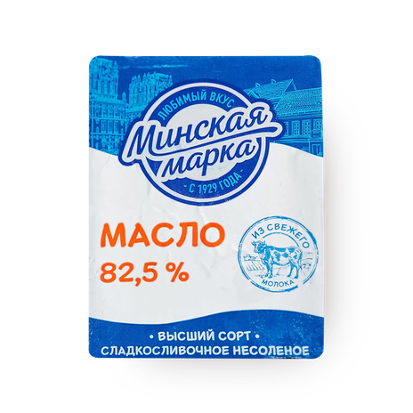 Масло сливочное 82,5% «Минский»
