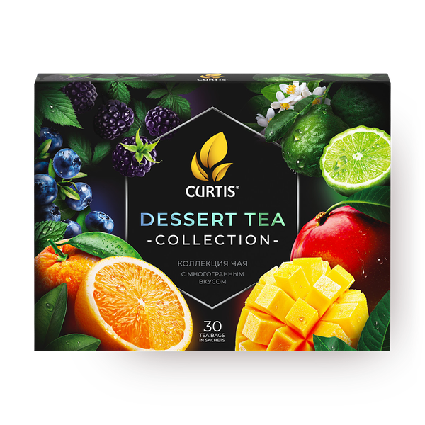 Набор чая в пакетиках Curtis Dessert Tea Collection ассорти 6 вкусов