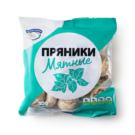 Пряники мятные «Полёт», 300 г — купить с доставкой из Яндекс Лавки