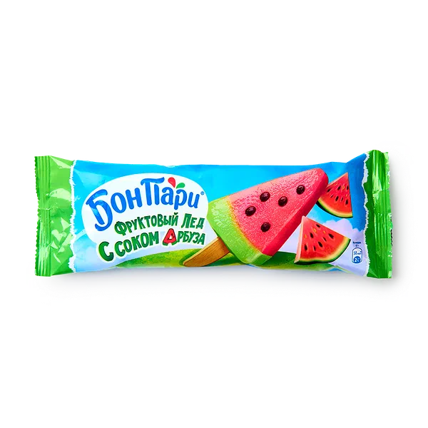 Фруктовый лёд «Бон Пари» с соком арбуза