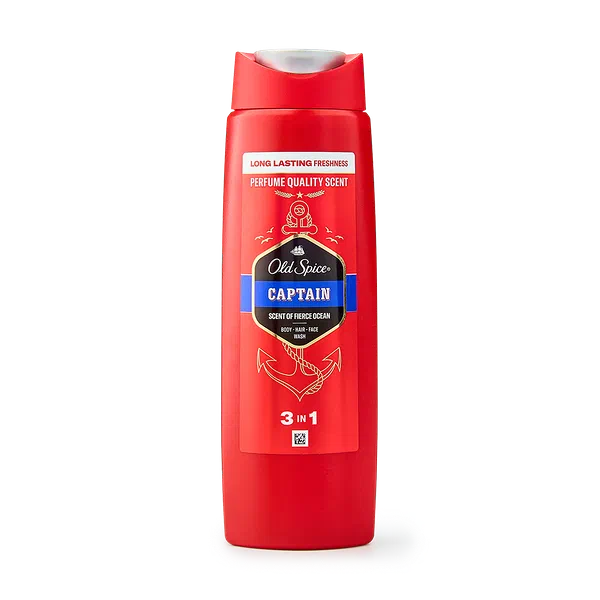 Гель для душа и шампунь 3в1 Old Spice Captain