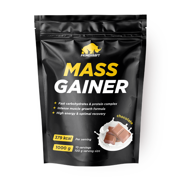 Гейнер PrimeKraft Mass Gainer шоколад