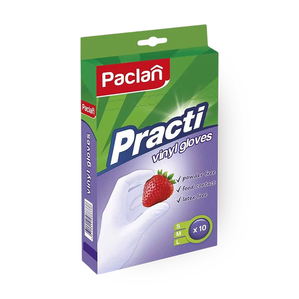 Перчатки Paclan Виниловые М