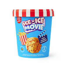 Мороже­ное Ice-Ice Movie с попкор­ном
