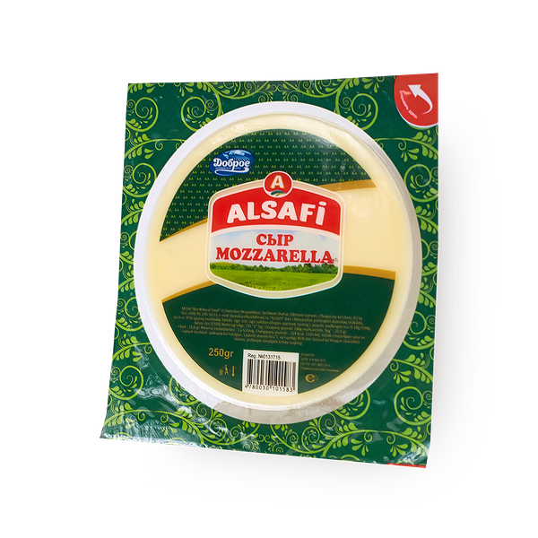 Сыр рассольный Моцарелла Alsafi 45%