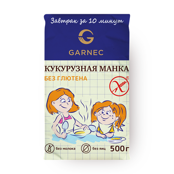 Крупа кукуруз­ная манка Гарнец