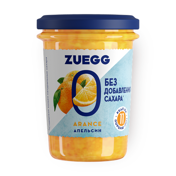 Конфитюр апельсин низкокалорийный Zuegg без добавления сахара