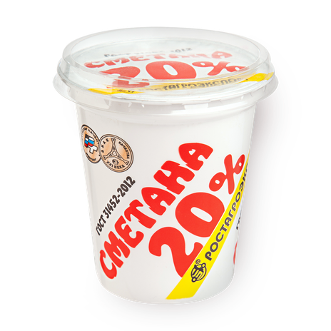 Сметана 20% «Ростагроэкспорт»