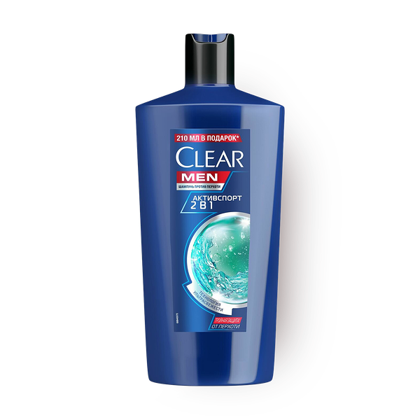 Шампунь 2 в 1 Clear Men Активспорт против перхоти