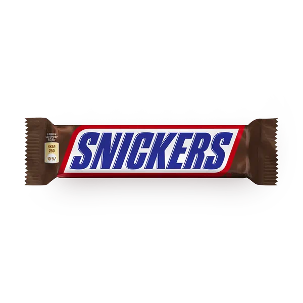 Шоколадный батончик Snickers