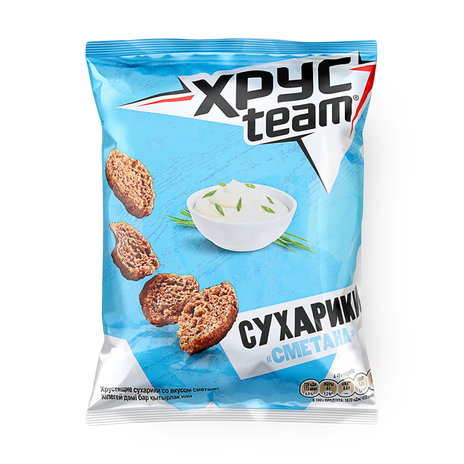 Сухарики Xрусteam со вкусом сметаны