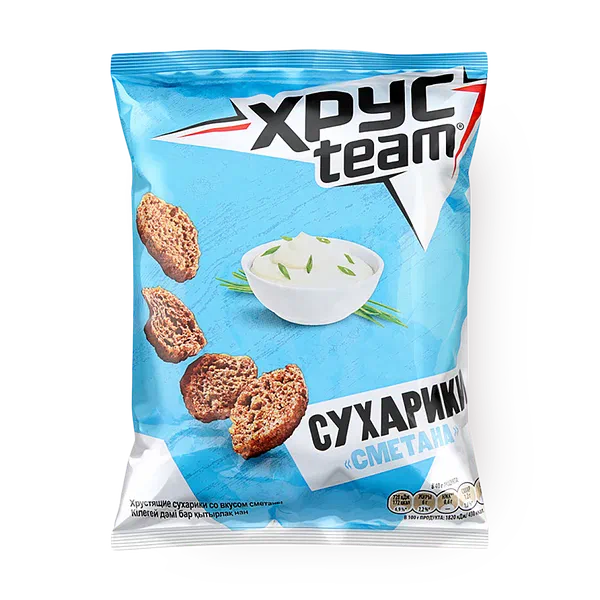 Сухарики Xрусteam со вкусом сметаны