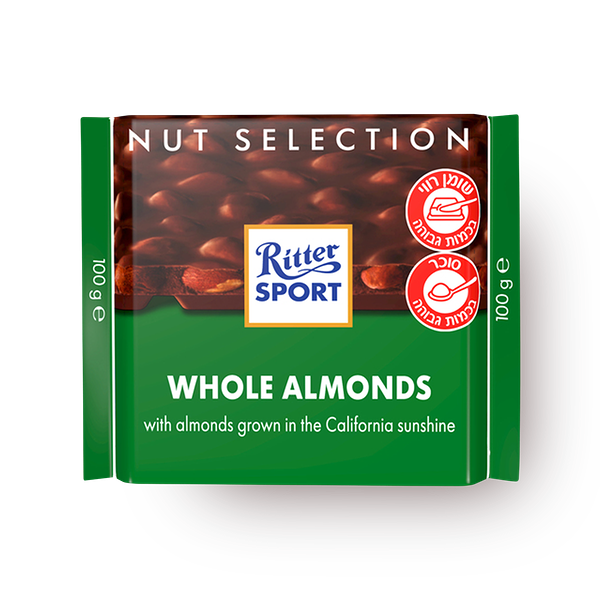 Ritter Sport  Milk chocolate with almonds