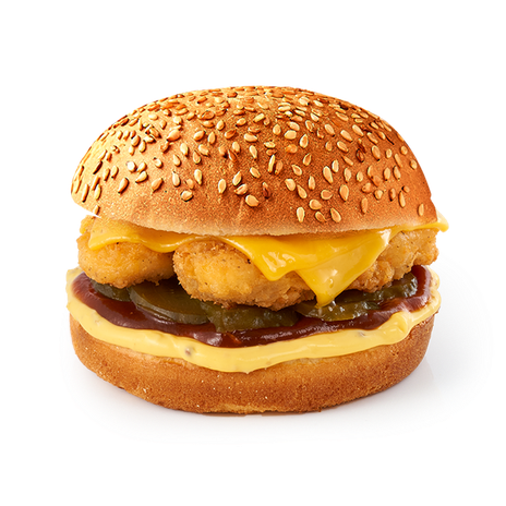 Бургер BBQ куриный