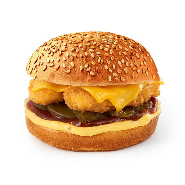 Бургер BBQ куриный