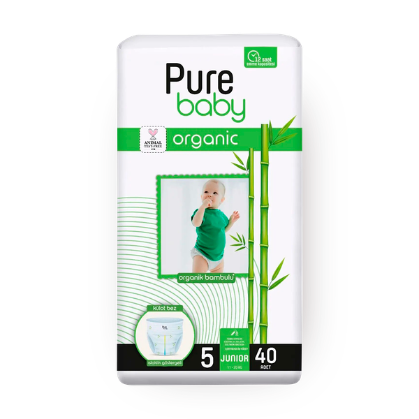 Детские Трусики-подгузники Pure Baby Jumbo Pack №5 На 11-20 кг