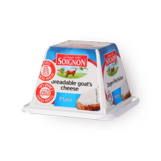 Soignon breadable goat's plain cheese