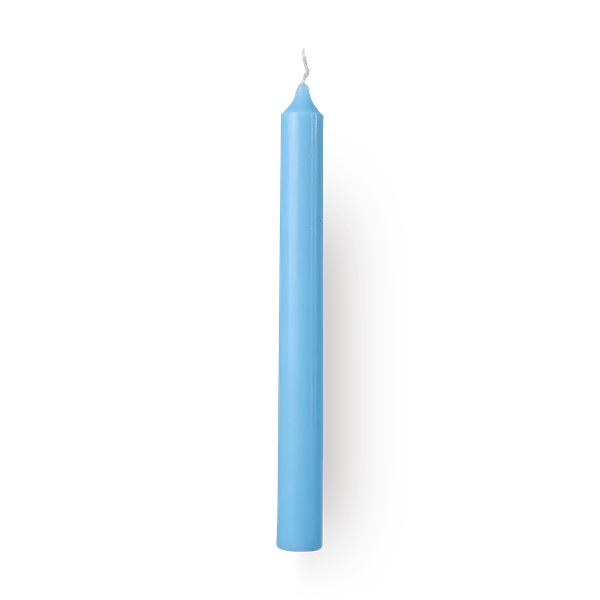 Свеча столовая Candles Asia голубая