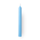 Свеча столовая Candles Asia голубая