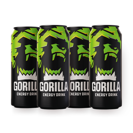 Энергетический напиток Gorilla Classic, 450ml 4шт