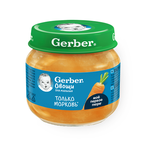 Пюрe Gerber морковь