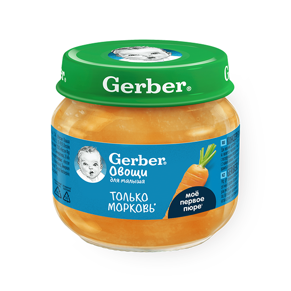 Пюрe Gerber морковь
