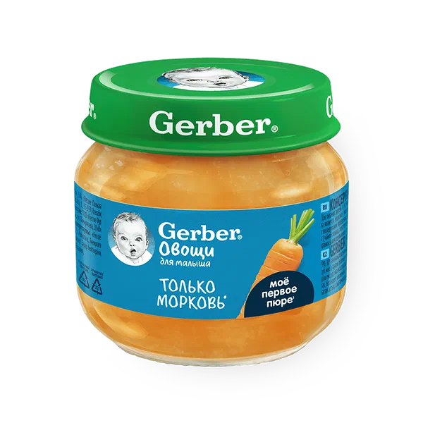 Пюрe Gerber морковь