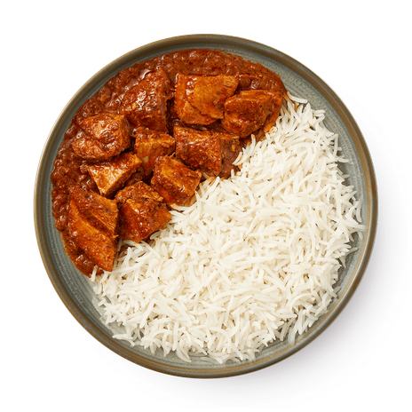 Тушёная баранина карри с рисом басмати Роган Джош Chindi Kitchen