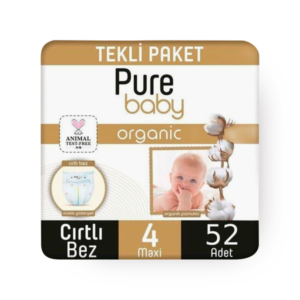 Детские Подгузники Pure Baby Jumbo Pack №4 На 7-16 кг