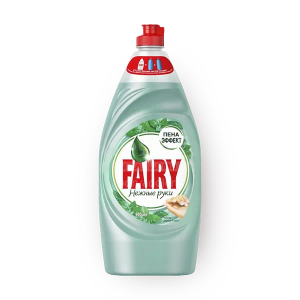 Средство для мытья посуды Fairy Нежные руки Чайное дерево и мята