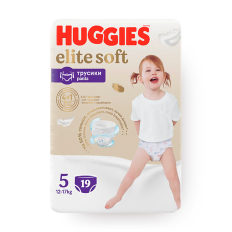 Подгузники-трусики Huggies Elit Soft 5