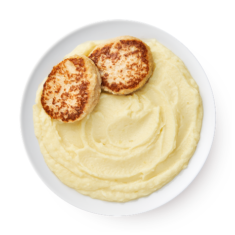 Котлеты из курицы и индейки с картофельным пюре большая порция «Из Лавки»