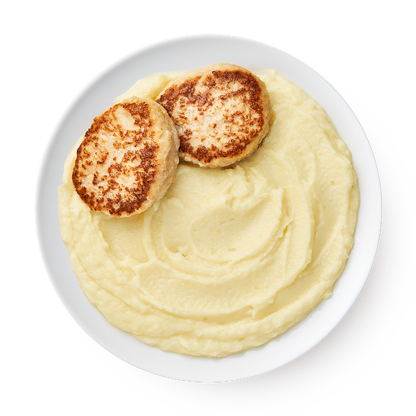 Котлеты из курицы и индейки с картофельным пюре большая порция «Из Лавки»