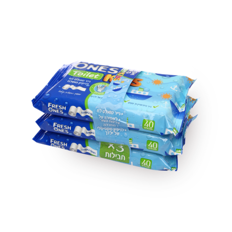 Fresh Ones wet toilet paper kids pack