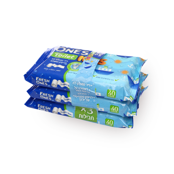 Fresh Ones wet toilet paper kids pack