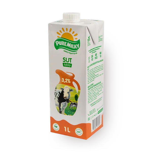 Молоко 3,2% Pure Milky