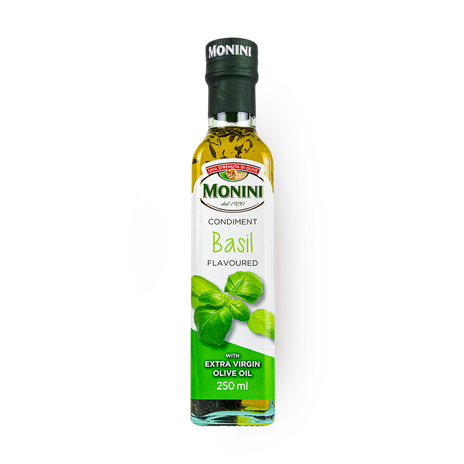 Масло оливковое Extra Virgin Monini с базиликом