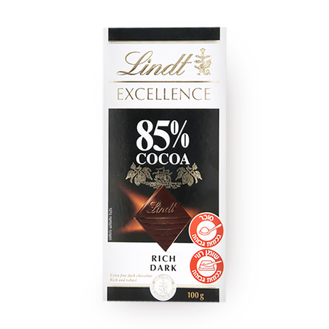 לינדט אקסלנס שוקולד מריר 85%