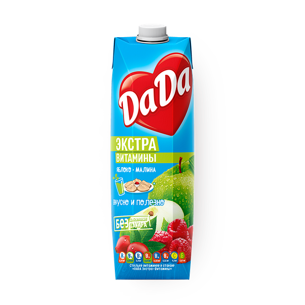 Сок Da-Da яблоко-малина-шиповник