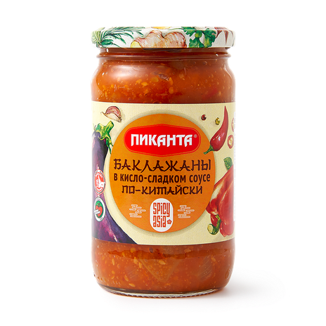 Баклажаны в кисло-сладком соусе «Пиканта» по-китайски