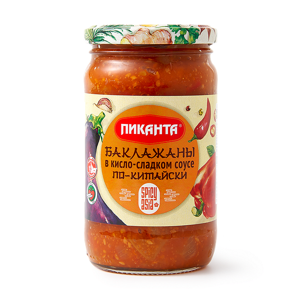 Баклажаны в кисло-сладком соусе «Пиканта» по-китайски