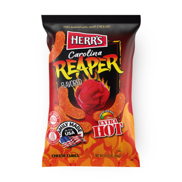 Carolina peaper flavored extra hot Herr's