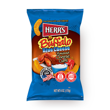 Herr's  Buffalo Blue Cheese Flavored