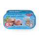 Cloned fish liver smoked in fish oil