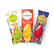 Мороженое Bahroma Фруктовый лукум персик-маракуйя эскимо, Фруктовый лукум гранат-черешня эскимо и клубничный мохито эскимо